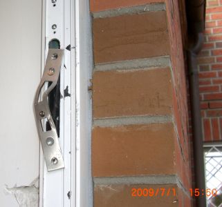 Reparatur eines Aluelementes , zurck zur vorherigen Seite